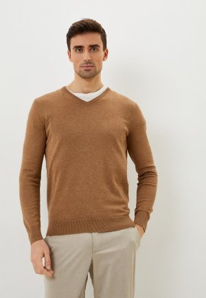 Пуловер Tom Tailor. Цвет: коричневый