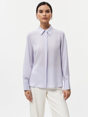 Блуза из шелка Charuel. Цвет: лаванда