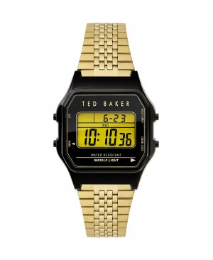Часы Ted 80-х годов из нержавеющей стали с золотистым браслетом унисекс, 35,5 мм , золотой Baker