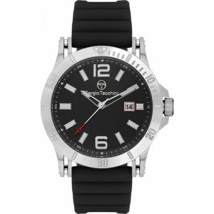 Наручные часы , черный, серебряный SERGIO TACCHINI. Цвет: серебристый/черный/серый