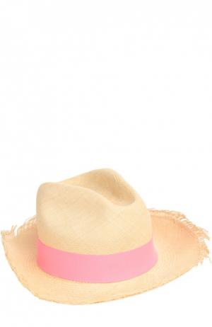 Шляпа пляжная Artesano. Цвет: розовый