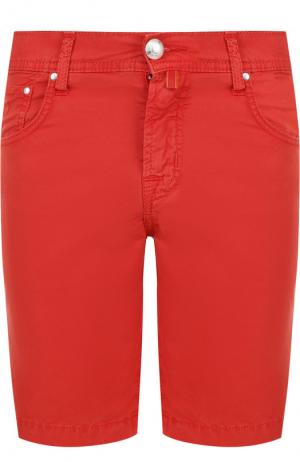 Джинсовые шорты с карманами Jacob Cohen. Цвет: коралловый