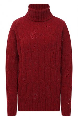 Шерстяной свитер Uma Wang. Цвет: бордовый