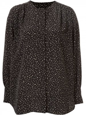 Блузка с абстрактным принтом Tomorrowland. Цвет: черный