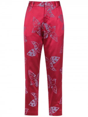 Jacquard trousers Martha Medeiros. Цвет: розовый