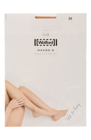 Капроновые колготки Wolford. Цвет: бежевый