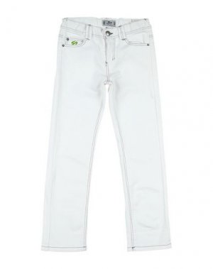 Джинсовые брюки 9.2 BY CARLO CHIONNA. Цвет: белый