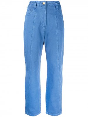 Зауженные джинсы Alberta Ferretti. Цвет: синий