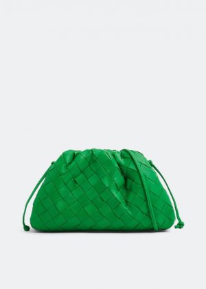 Клатч Mini Pouch, зеленый Bottega Veneta