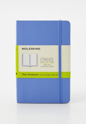 Блокнот Moleskine CLASSIC SOFT, 9х14 см, 192 стр. Цвет: голубой