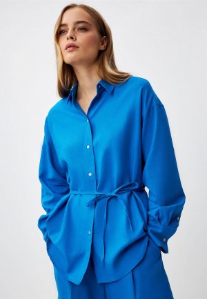 Блуза Sela. Цвет: синий