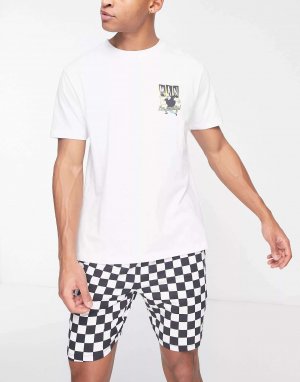 Короткие пижамные комплекты Johnny Bravo в черно-белую шахматную клетку Urban Threads