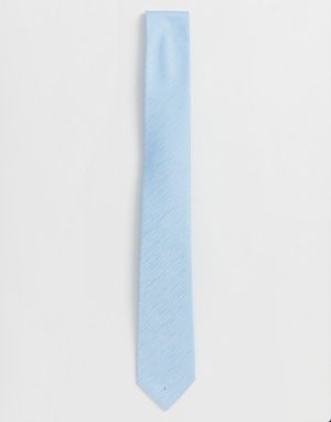 Однотонный галстук -Синий French Connection