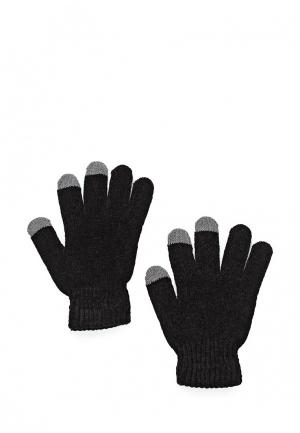 Перчатки Piazza Italia. Цвет: черный