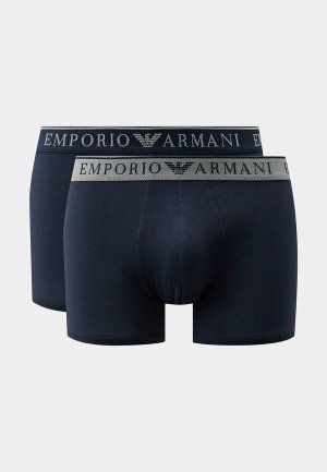 Трусы 2 шт. Emporio Armani. Цвет: синий