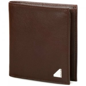 Бумажник CE97004Mкор, фактура гладкая, коричневый Cerruti 1881. Цвет: коричневый