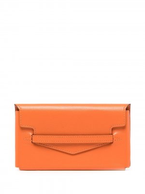 2010 pre-owned envelope clutch Hermès. Цвет: оранжевый