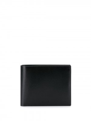 Бумажник с тисненым логотипом Jil Sander. Цвет: черный