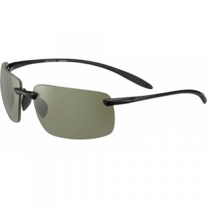 Солнцезащитные очки , зеленый, черный Serengeti. Цвет: зеленый