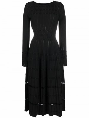 Плиссированное платье Antonino Valenti. Цвет: черный