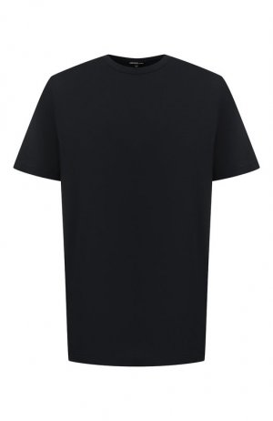 Хлопковая футболка James Perse. Цвет: чёрный