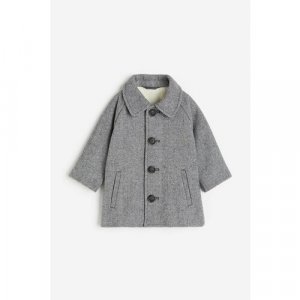 Пальто , размер 92, серый H&M. Цвет: серый