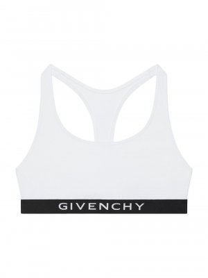 Бюстгальтер из джерси Bio с подписью 4G , белый Givenchy