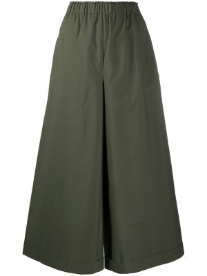 Укороченные брюки широкого кроя Daniela Gregis. Цвет: зеленый