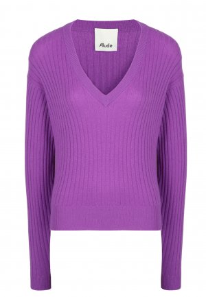 Пуловер ALLUDE. Цвет: фиолетовый