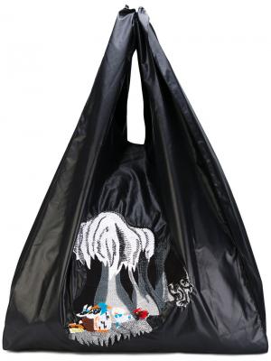Oversized tote bag Aalto. Цвет: чёрный