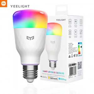 Умная светодиодная лампа Yeelight 1S E27 8,5 Вт, цветная RGB для приложения Mijia Google Assistant, Apple Homekit Amazon Alexa Xiaomi
