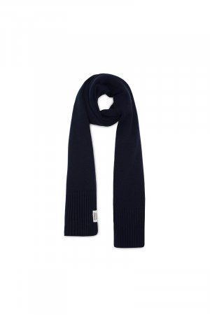 Шерстяной шарф , темно-синий Ecoalf