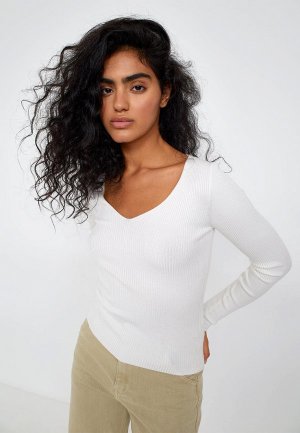 Пуловер Emka. Цвет: белый