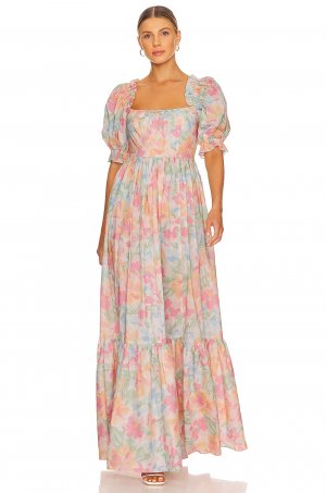 Платье  Terrace Gown, цвет Grapefruit Floral Selkie