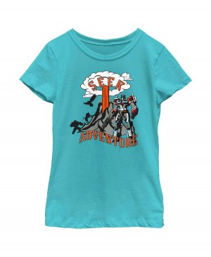 Детская футболка «Трансформеры: Восстание зверей» «Оптимус Прайм в поисках приключений» для девочек Hasbro