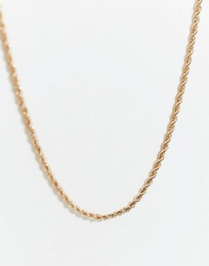 Ожерелье-цепочка -Золотистый Chained & Able