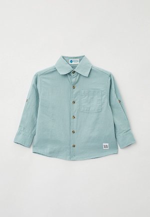 Рубашка Button Blue. Цвет: бирюзовый