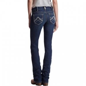 Штабелируемые прямые джинсы REAL MidRise Icon женские , цвет Ocean Ariat