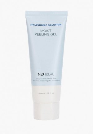Гель для лица Nextbeau увлажняющий отшелушивающий с гиалуроновой кислотой, 100 мл. Цвет: белый
