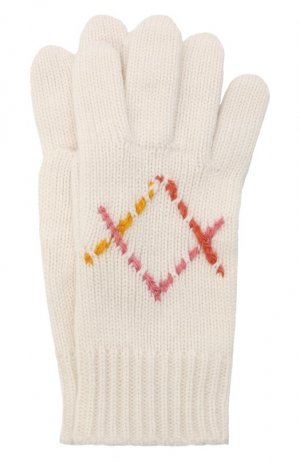 Кашемировые перчатки Loro Piana. Цвет: бежевый
