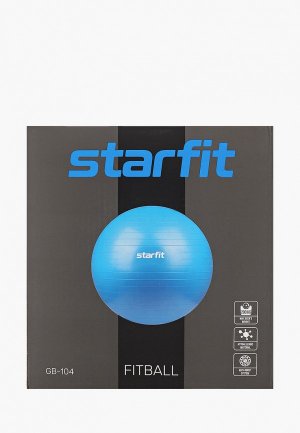 Мяч гимнастический Starfit фитбол. Цвет: голубой