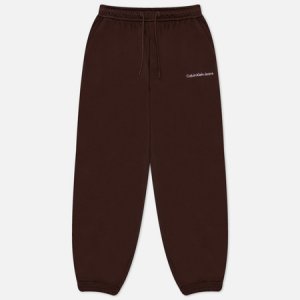 Мужские брюки Institutional Relaxed Joggers Calvin Klein Jeans. Цвет: коричневый