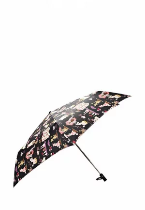 Зонт складной Labbra. Цвет: черный