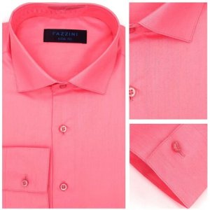 Рубашка , размер 3XL, розовый Fazzini. Цвет: розовый