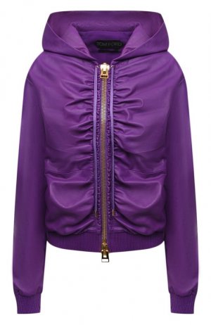 Кожаная куртка Tom Ford. Цвет: фиолетовый