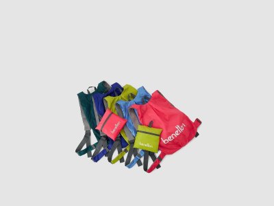 Складной рюкзак с регулируемыми ремнями Benetton. Цвет: без выбора цвета
