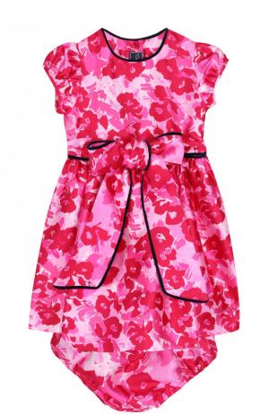 Комплект из мини-платья с трусами Oscar de la Renta. Цвет: розовый
