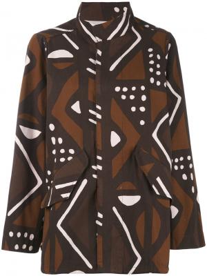 Куртка с рисунком Labo Art. Цвет: коричневый