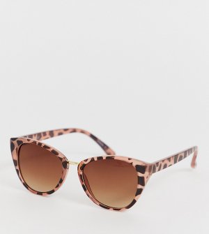 Розовые солнцезащитные очки в угловатой оправе Claire-Розовый Accessorize