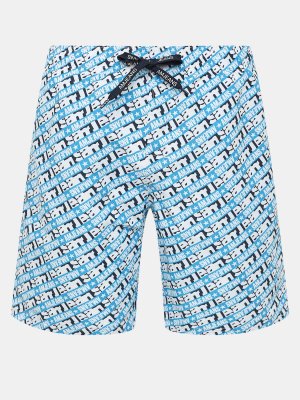 Плавательные шорты Alessandro Manzoni Jeans. Цвет: мультиколор